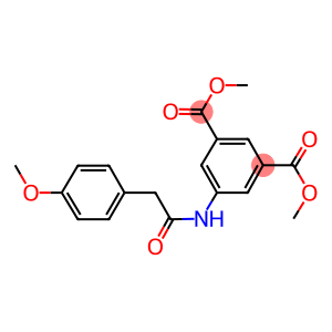 dimethyl 5-{[(4-methoxyphenyl)acetyl]amino}isophthalate