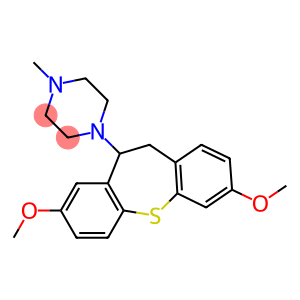 1-(3,8-dimethoxy-10,11-dihydrodibenzo[b,f]thiepin-10-yl)-4-methylpiperazine