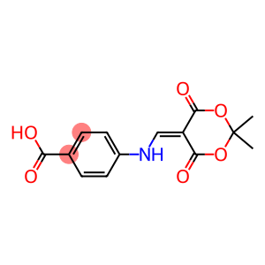 4-{[(2,2-dimethyl-4,6-dioxo-1,3-dioxan-5-ylidene)methyl]amino}benzoic acid