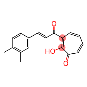 3-[3-(3,4-dimethylphenyl)acryloyl]-2-hydroxy-2,4,6-cycloheptatrien-1-one