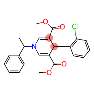 dimethyl 4-(2-chlorophenyl)-1-(1-phenylethyl)-1,4-dihydro-3,5-pyridinedicarboxylate