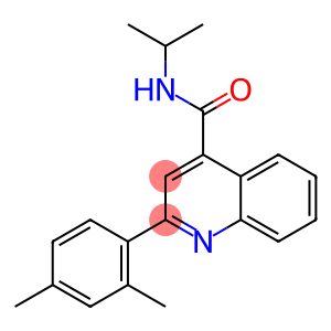 2-(2,4-dimethylphenyl)-N-isopropyl-4-quinolinecarboxamide