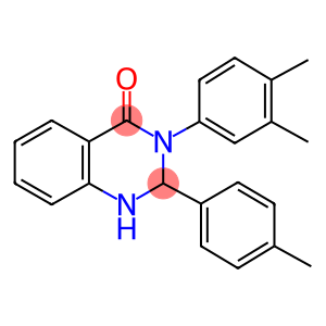 3-(3,4-dimethylphenyl)-2-(4-methylphenyl)-2,3-dihydro-4(1H)-quinazolinone