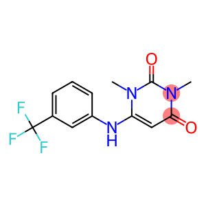 1,3-dimethyl-6-[3-(trifluoromethyl)anilino]-2,4(1H,3H)-pyrimidinedione