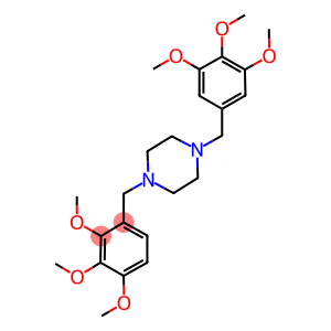 2,3-dimethoxy-4-{[4-(3,4,5-trimethoxybenzyl)-1-piperazinyl]methyl}phenyl methyl ether