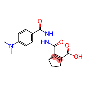 3-({2-[4-(dimethylamino)benzoyl]hydrazino}carbonyl)bicyclo[2.2.1]hept-5-ene-2-carboxylic acid