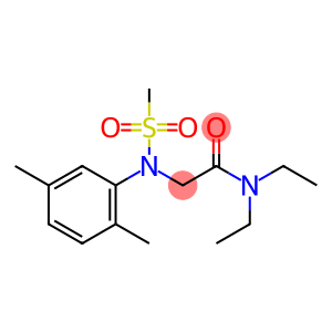 2-[2,5-dimethyl(methylsulfonyl)anilino]-N,N-diethylacetamide