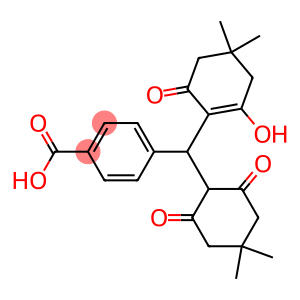 4-[(4,4-dimethyl-2,6-dioxocyclohexyl)(2-hydroxy-4,4-dimethyl-6-oxo-1-cyclohexen-1-yl)methyl]benzoic acid