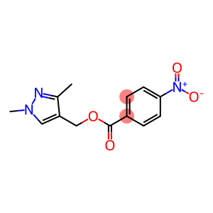 (1,3-dimethyl-1H-pyrazol-4-yl)methyl 4-nitrobenzoate