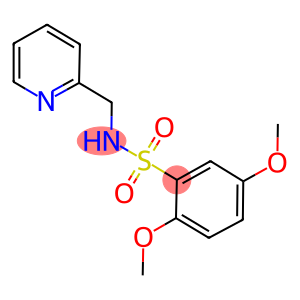 2,5-dimethoxy-N-(2-pyridinylmethyl)benzenesulfonamide