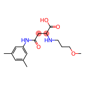 4-(3,5-dimethylanilino)-2-[(3-methoxypropyl)amino]-4-oxobutanoic acid