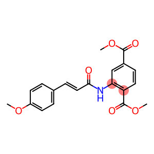 dimethyl 2-{[3-(4-methoxyphenyl)acryloyl]amino}terephthalate