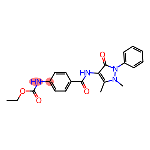 4-[(2,3-Dimethyl-5-oxo-1-phenyl-3-pyrazolin-4-yl)carbamoyl]carbanilic acid ethyl ester