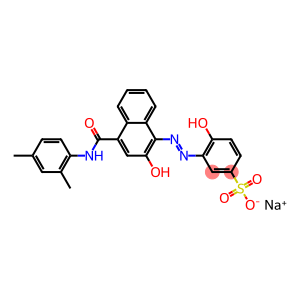 3-[[4-[(2,4-Dimethylphenyl)carbamoyl]-2-hydroxy-1-naphtyl]azo]-4-hydroxybenzenesulfonic acid sodium salt