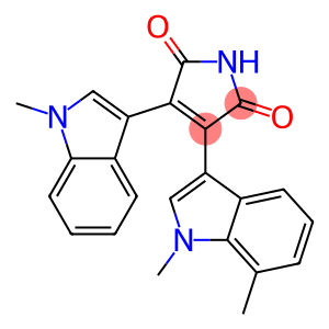 3-(1,7-Dimethyl-1H-indol-3-yl)-4-(1-methyl-1H-indol-3-yl)-1H-pyrrole-2,5-dione