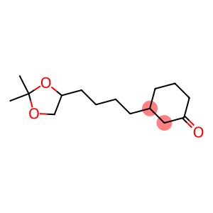 3-[4-(2,2-Dimethyl-1,3-dioxolan-4-yl)butyl]-1-cyclohexanone