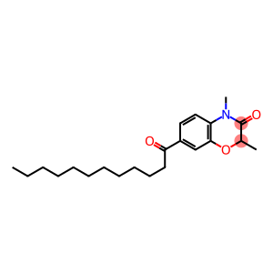 2,4-Dimethyl-7-lauroyl-4H-1,4-benzoxazin-3(2H)-one