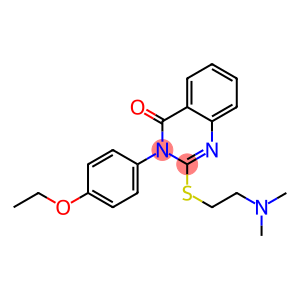 2-[2-(Dimethylamino)ethylthio]-3-(4-ethoxyphenyl)-quinazolin-4(3H)-one