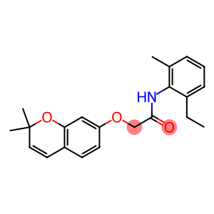 2-[[2,2-Dimethyl-2H-1-benzopyran-7-yl]oxy]-2'-methyl-6'-ethylacetanilide