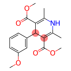 2,6-Dimethyl-4-(3-methoxyphenyl)-1,4-dihydropyridine-3,5-dicarboxylic acid dimethyl ester