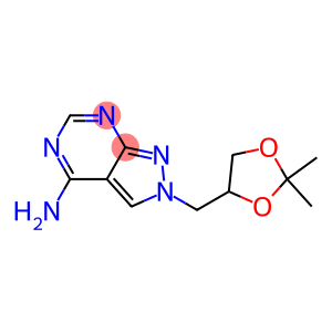 2-[(2,2-Dimethyl-1,3-dioxolan-4-yl)methyl]-2H-pyrazolo[3,4-d]pyrimidin-4-amine