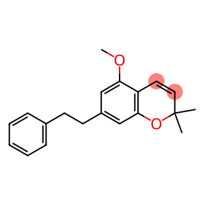 2,2-Dimethyl-5-methoxy-7-(2-phenylethyl)-2H-1-benzopyran