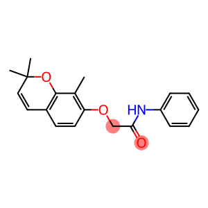 2-[[2,2-Dimethyl-8-methyl-2H-1-benzopyran-7-yl]oxy]acetanilide