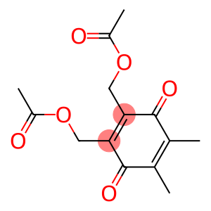 5,6-Dimethyl-2,3-bis(acetoxymethyl)-p-benzoquinone