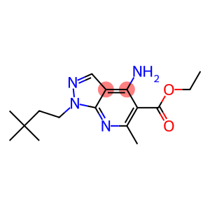 1-(3,3-Dimethylbutyl)-4-amino-6-methyl-1H-pyrazolo[3,4-b]pyridine-5-carboxylic acid ethyl ester