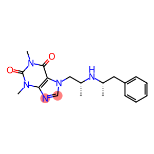 1,3-Dimethyl-7-[(R)-2-[[(S)-1-methyl-2-phenylethyl]amino]propyl]-7H-purine-2,6(1H,3H)-dione