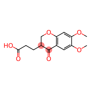 6,7-Dimethoxy-3,4-dihydro-4-oxo-2H-1-benzopyran-3-propionic acid