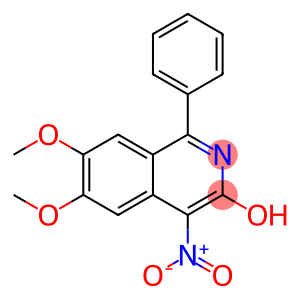 6,7-Dimethoxy-1-phenyl-4-nitroisoquinolin-3-ol