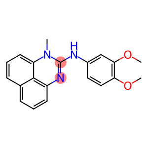 2-(3,4-Dimethoxyanilino)-1-methyl-1H-perimidine