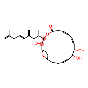 3-(1,7-Dimethyl-3-methylene-4,7-octadienyl)-2,11,12-trihydroxy-1,17-epoxy-6-methyl-4-oxacyclononadeca-7,9,13-trien-5-one