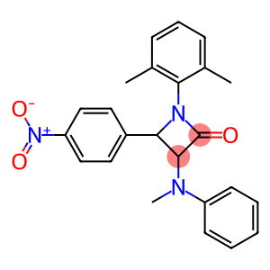 1-(2,6-Dimethylphenyl)-3-(methylphenylamino)-4-(4-nitrophenyl)azetidin-2-one