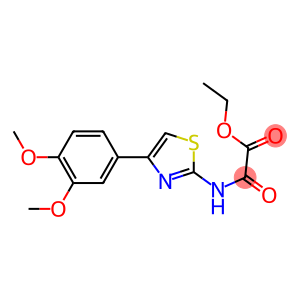 2-[[4-(3,4-Dimethoxyphenyl)thiazol-2-yl]amino]-2-oxoacetic acid ethyl ester