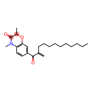 2,4-Dimethyl-7-(2-decylacryloyl)-4H-1,4-benzoxazin-3(2H)-one