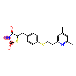 5-[4-[2-(4,6-Dimethylpyridin-2-yl)ethylthio]benzyl]thiazolidine-2,4-dione