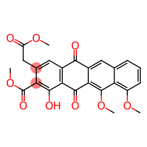 10,11-Dimethoxy-1-hydroxy-2-(methoxycarbonyl)-3-[(methoxycarbonyl)methyl]-5,12-naphthacenedione