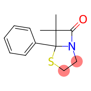 6,6-Dimethyl-5-phenyl-4-thia-1-azabicyclo[3.2.0]heptan-7-one