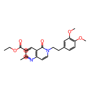 6-(3,4-Dimethoxyphenethyl)-2-methyl-5-oxo-5,6-dihydro-1,6-naphthyridine-3-carboxylic acid ethyl ester