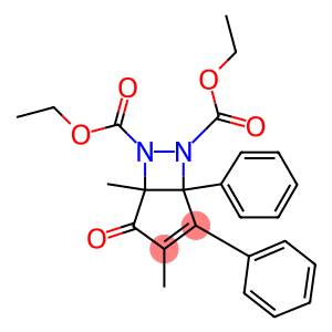 3,5-Dimethyl-4-oxo-1,2-diphenyl-6,7-diazabicyclo[3.2.0]hept-2-ene-6,7-dicarboxylic acid diethyl ester