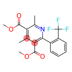 4,6-Dimethyl-2-[2-(trifluoromethyl)phenyl]pyridine-3,5-dicarboxylic acid dimethyl ester