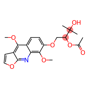 1-[(4,8-Dimethoxyfuro[2,3-b]quinolin-7-yl)oxy]-3-methyl-2,3-butanediol 2-acetate