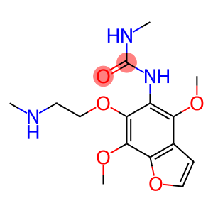 1-[4,7-Dimethoxy-6-[2-(methylamino)ethoxy]benzofuran-5-yl]-3-methylurea