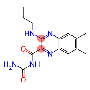 6,7-Dimethyl-3-(propylamino)-N-(carbamoyl)quinoxaline-2-carboxamide