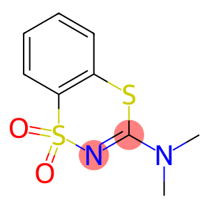 3-(Dimethylamino)-1,4,2-benzodithiazine 1,1-dioxide