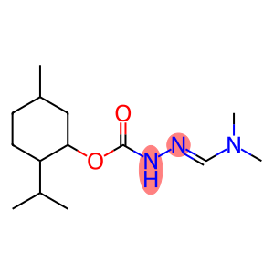 3-(Dimethylaminomethylene)carbazic acid 2-isopropyl-5-methylcyclohexyl ester