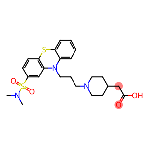 [1-[3-[2-(Dimethylaminosulfonyl)-10H-phenothiazin-10-yl]propyl]piperidin-4-yl]acetic acid