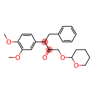 3-(3,4-Dimethoxyphenyl)-4-phenyl-1-(tetrahydro-2H-pyran-2-yloxy)-2-butanone